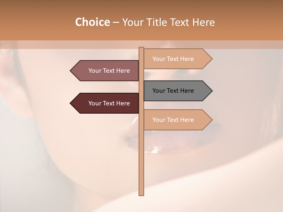 Shoulder Lips People PowerPoint Template