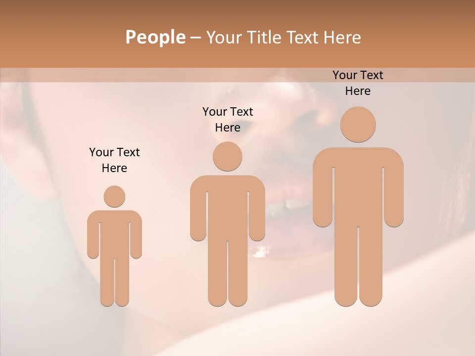 Shoulder Lips People PowerPoint Template