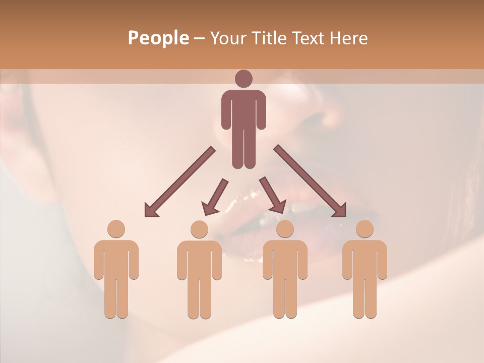 Shoulder Lips People PowerPoint Template