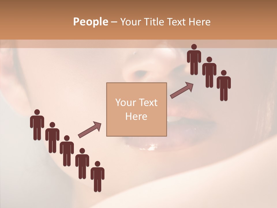 Shoulder Lips People PowerPoint Template
