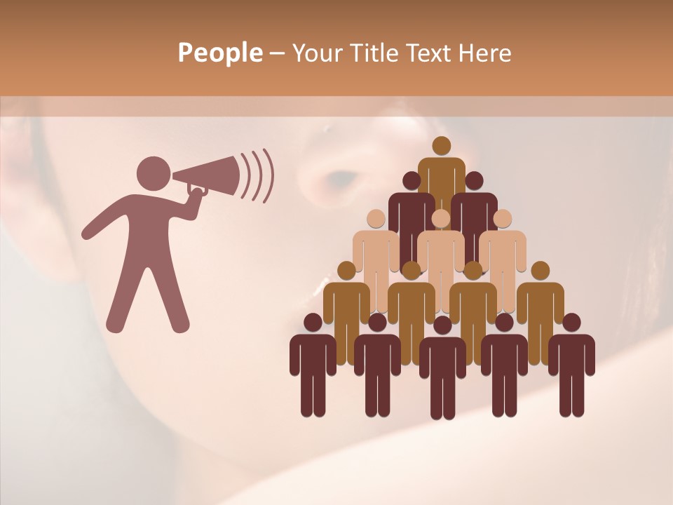 Shoulder Lips People PowerPoint Template