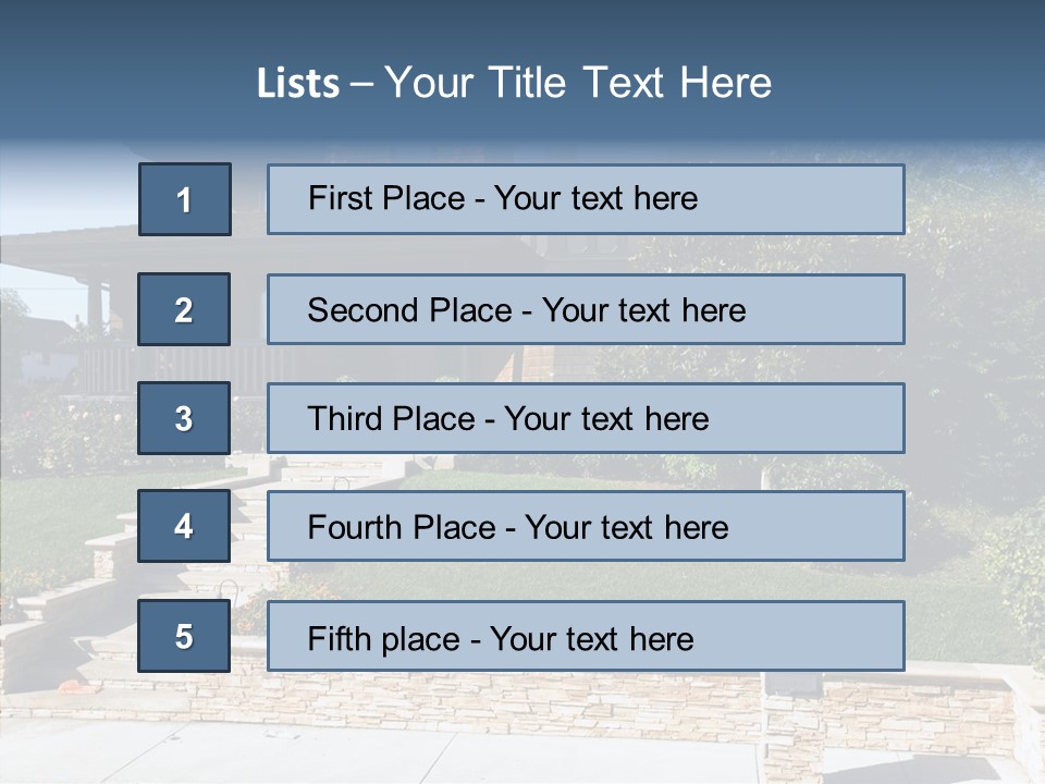 Entry Landscaping Modern PowerPoint Template