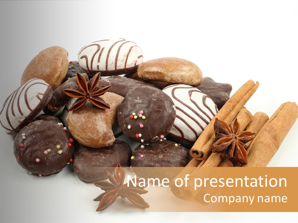 Nobody Dry Sweet PowerPoint Template