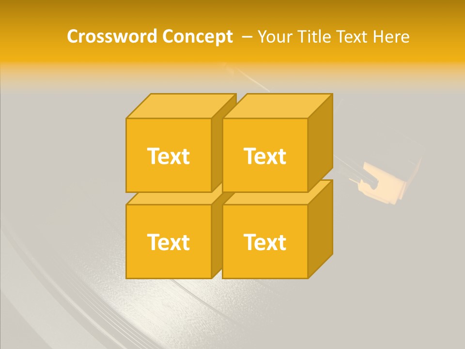 Techno Music Retro PowerPoint Template