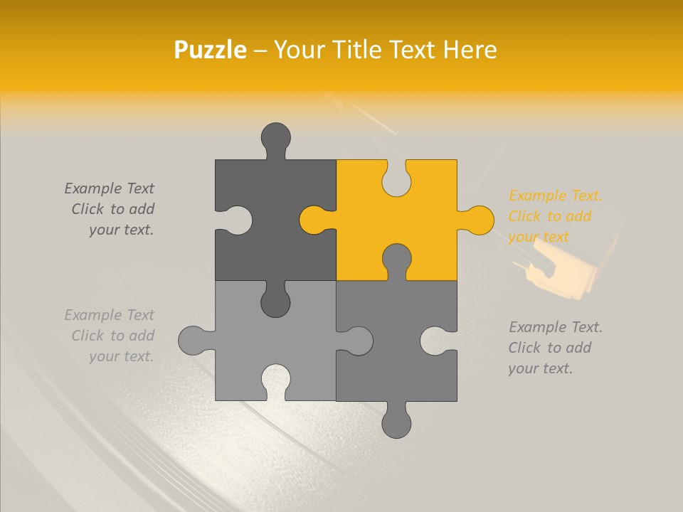 Techno Music Retro PowerPoint Template