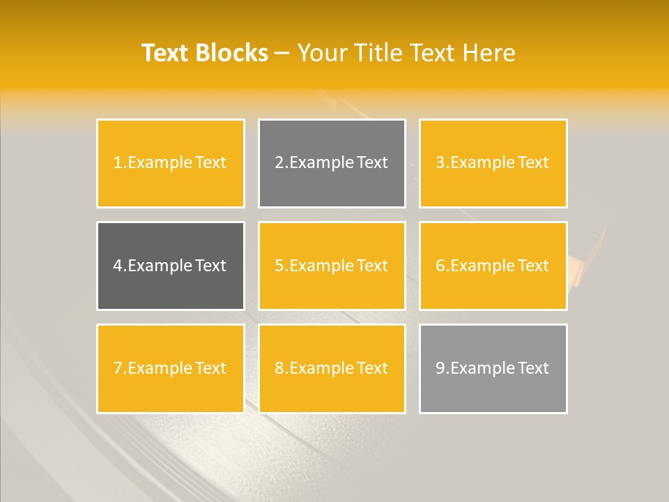 Techno Music Retro PowerPoint Template