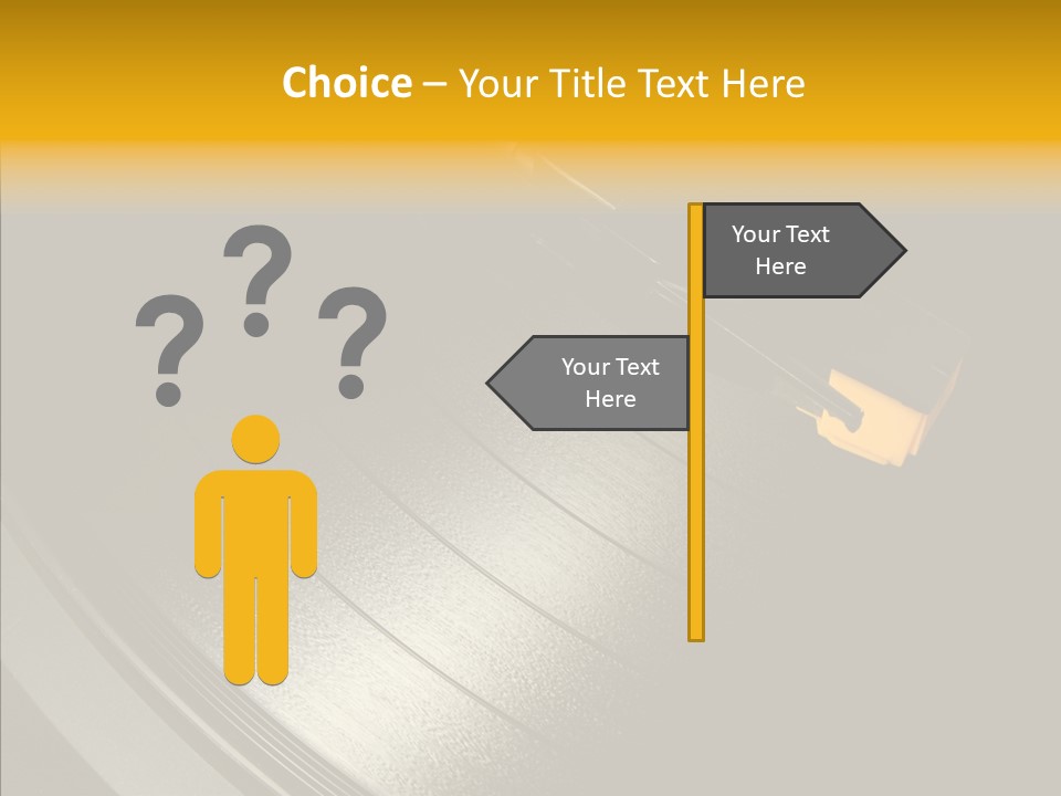 Techno Music Retro PowerPoint Template