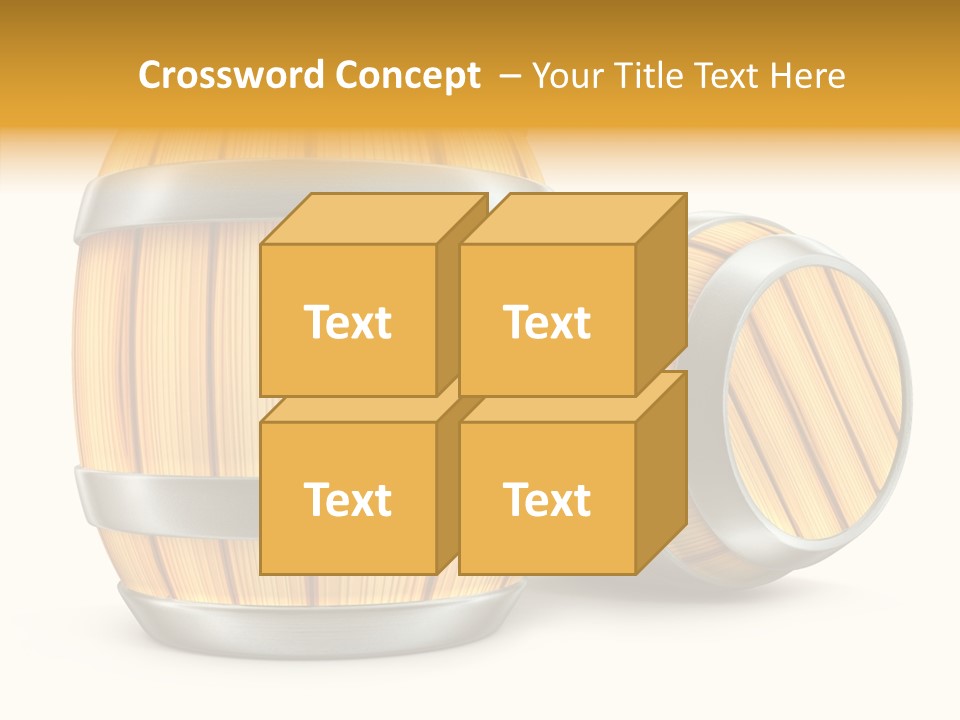 Bottled Old White PowerPoint Template