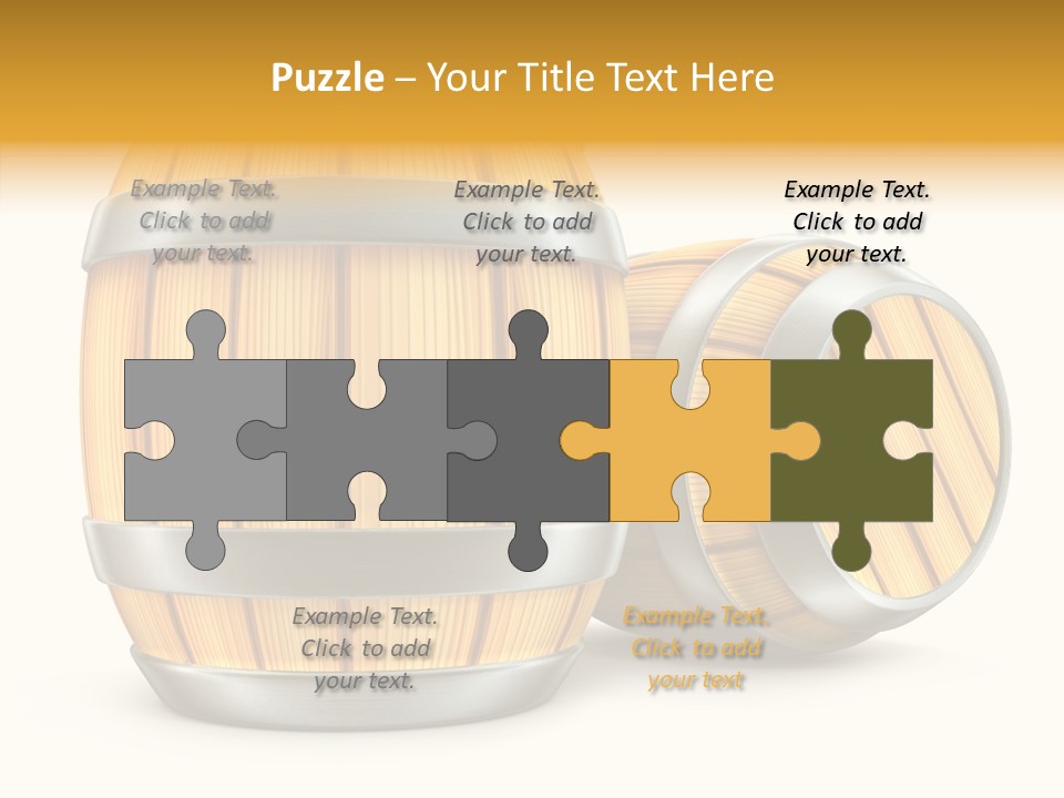 Bottled Old White PowerPoint Template