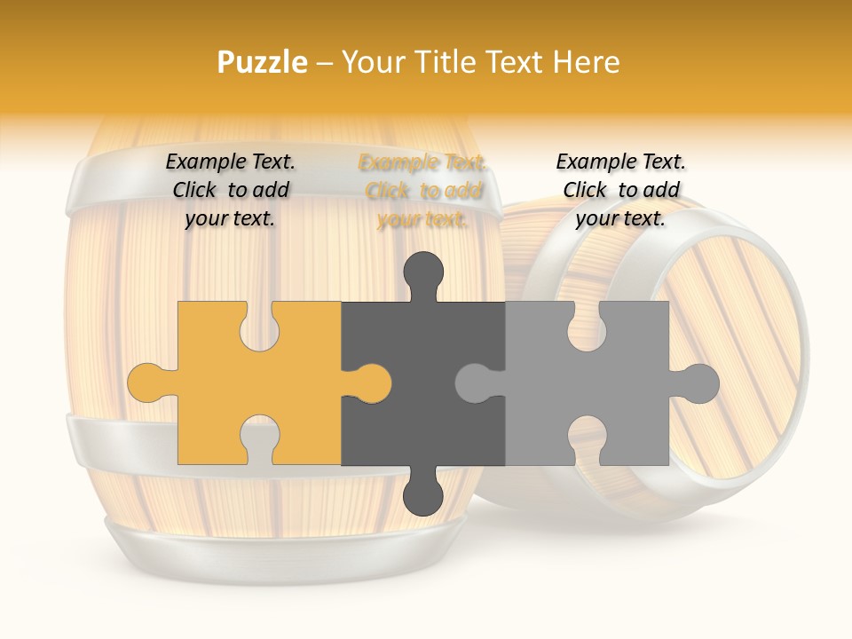 Bottled Old White PowerPoint Template