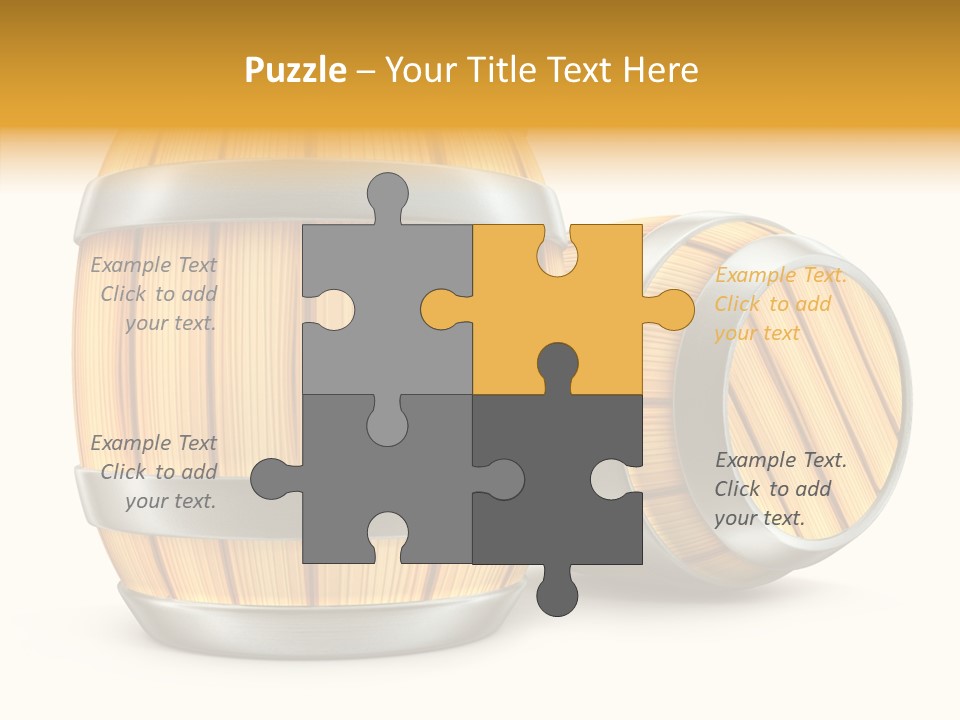 Bottled Old White PowerPoint Template