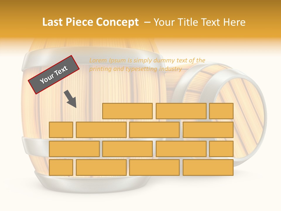 Bottled Old White PowerPoint Template