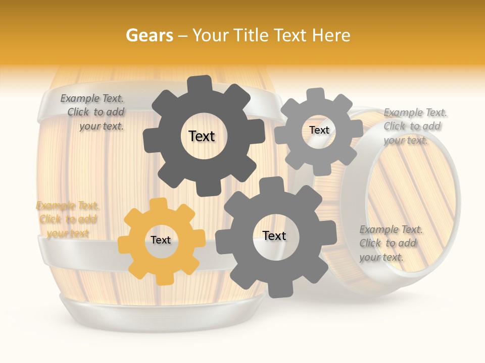 Bottled Old White PowerPoint Template