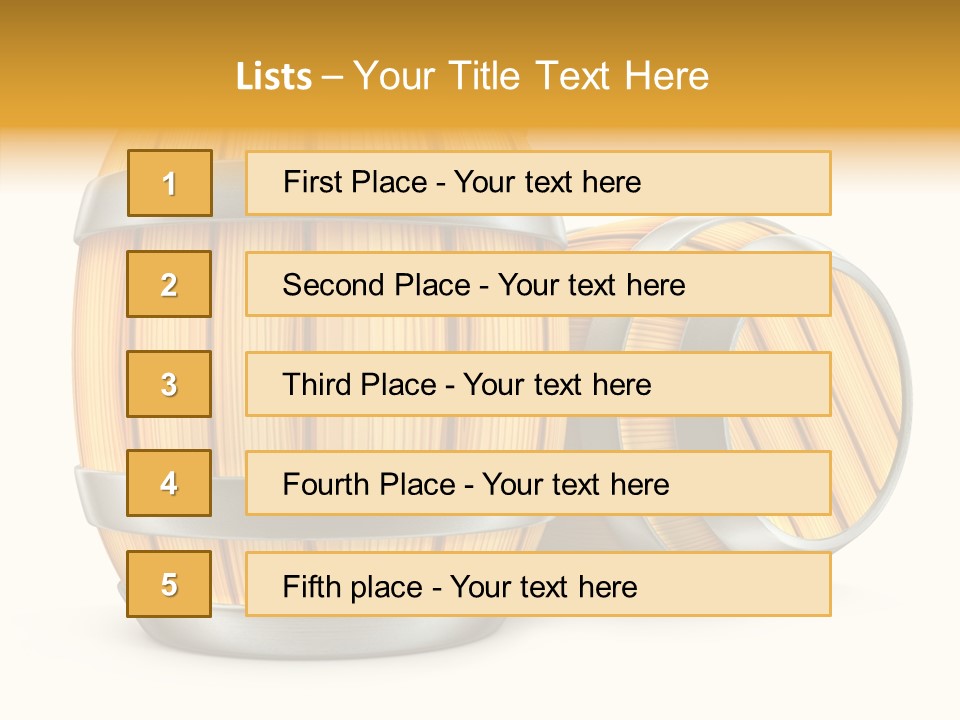 Bottled Old White PowerPoint Template