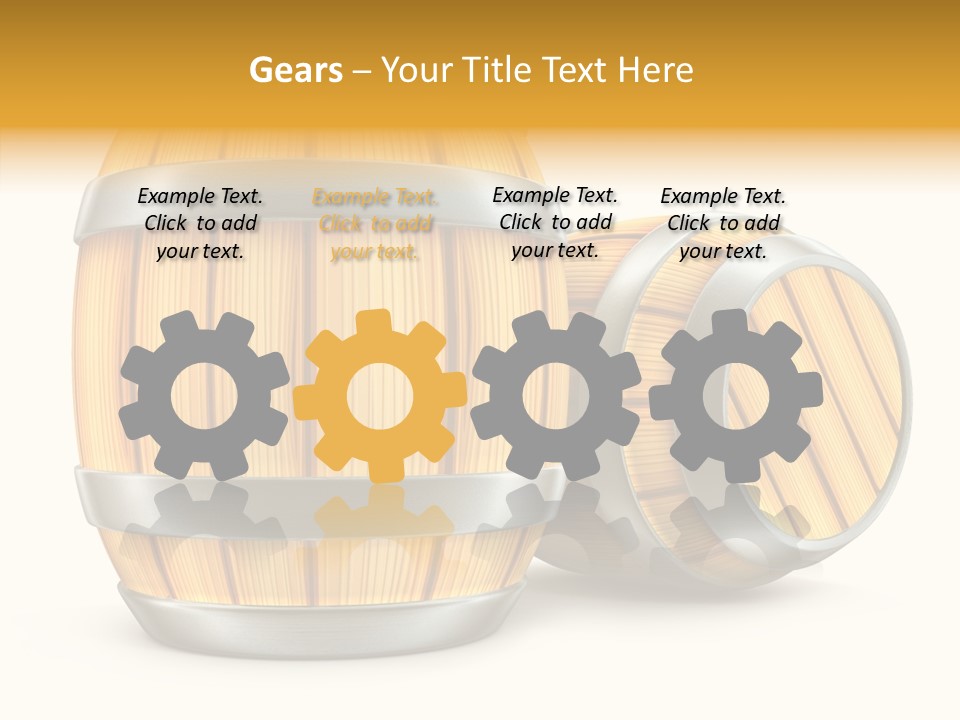 Bottled Old White PowerPoint Template