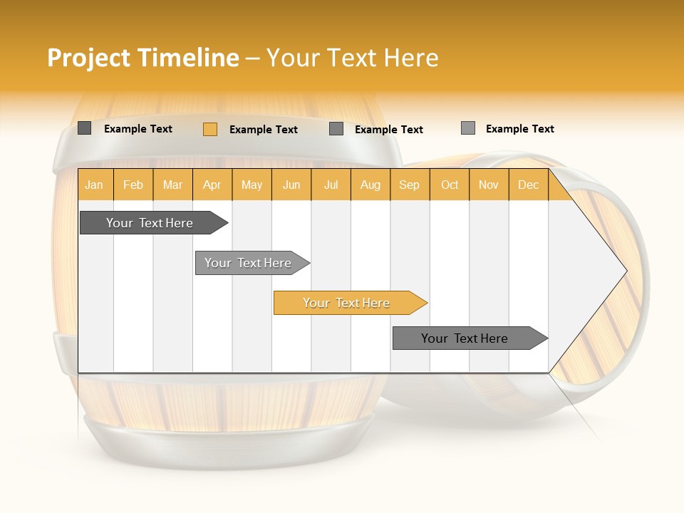 Bottled Old White PowerPoint Template