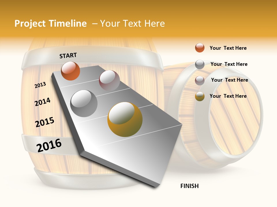 Bottled Old White PowerPoint Template
