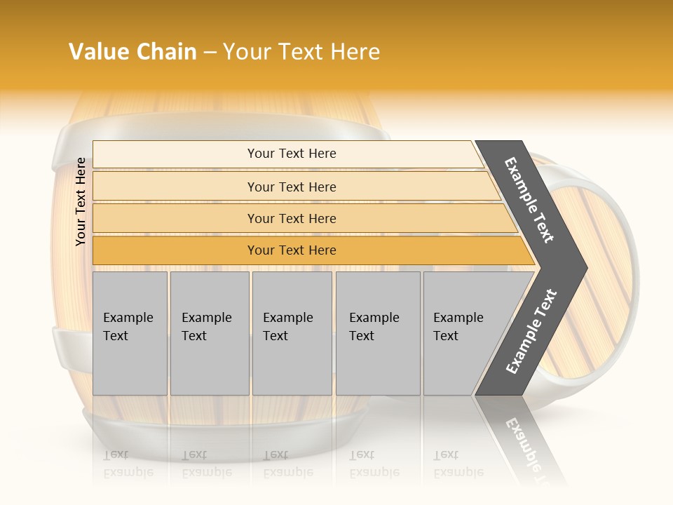 Bottled Old White PowerPoint Template