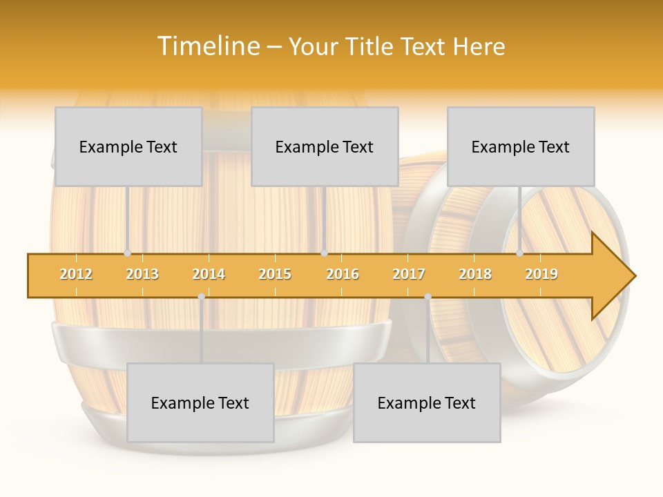 Bottled Old White PowerPoint Template