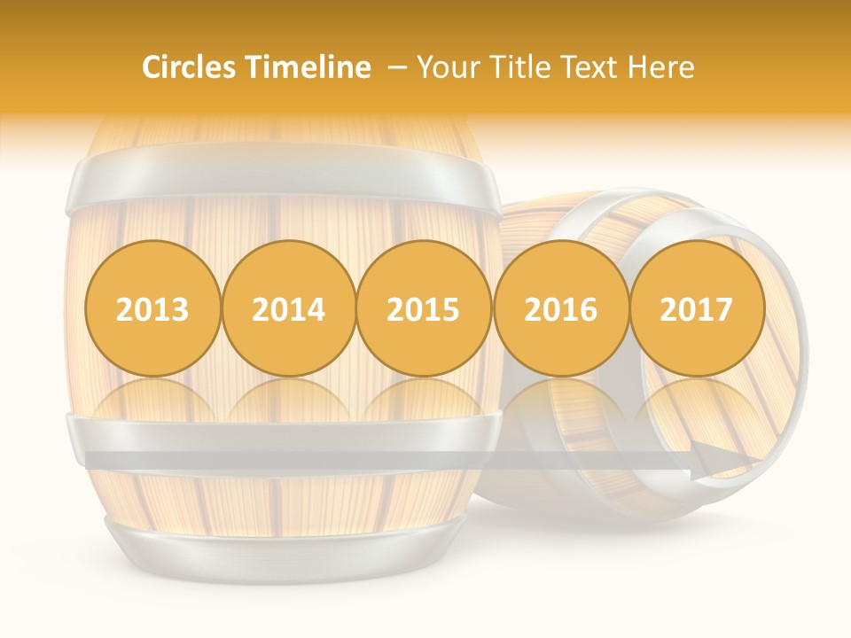 Bottled Old White PowerPoint Template