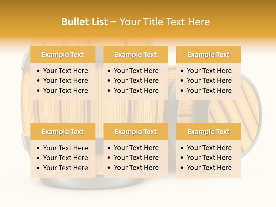 Bottled Old White PowerPoint Template