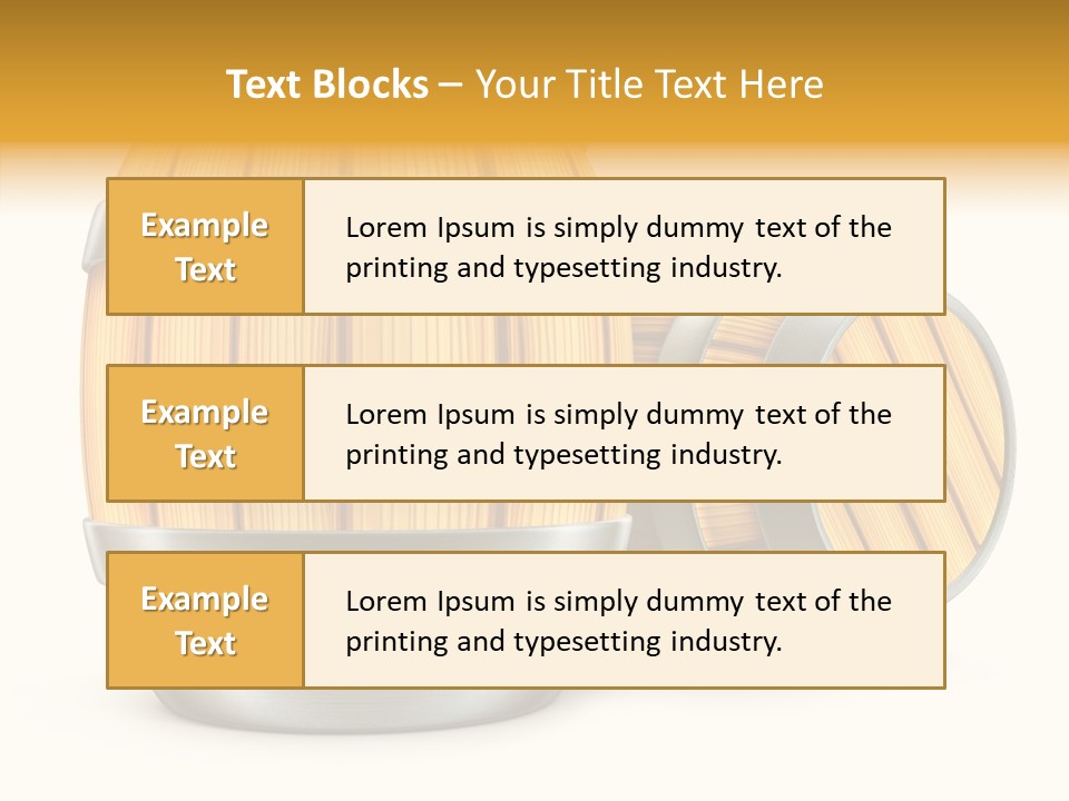 Bottled Old White PowerPoint Template