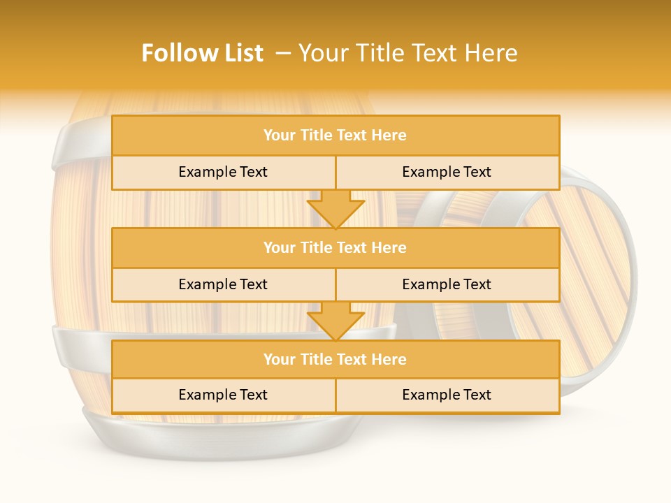 Bottled Old White PowerPoint Template