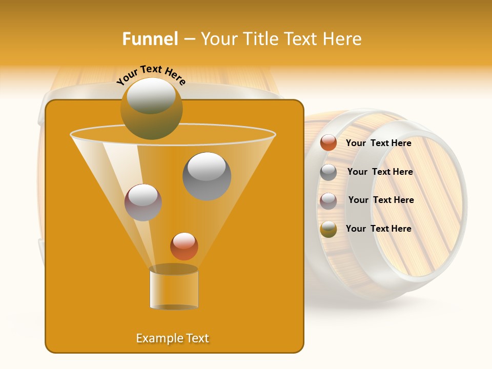 Bottled Old White PowerPoint Template