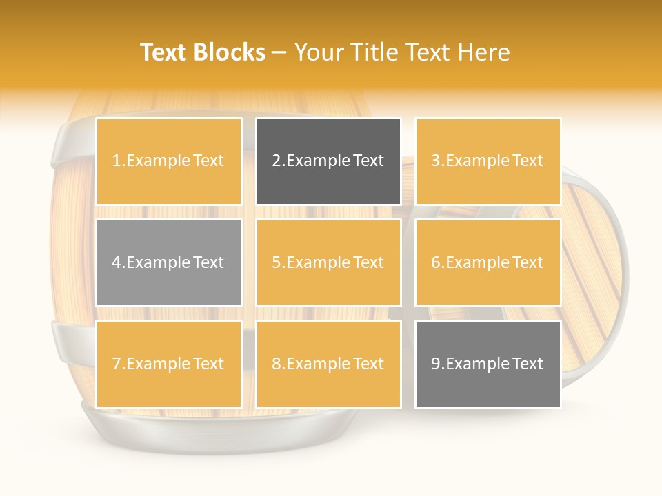 Bottled Old White PowerPoint Template