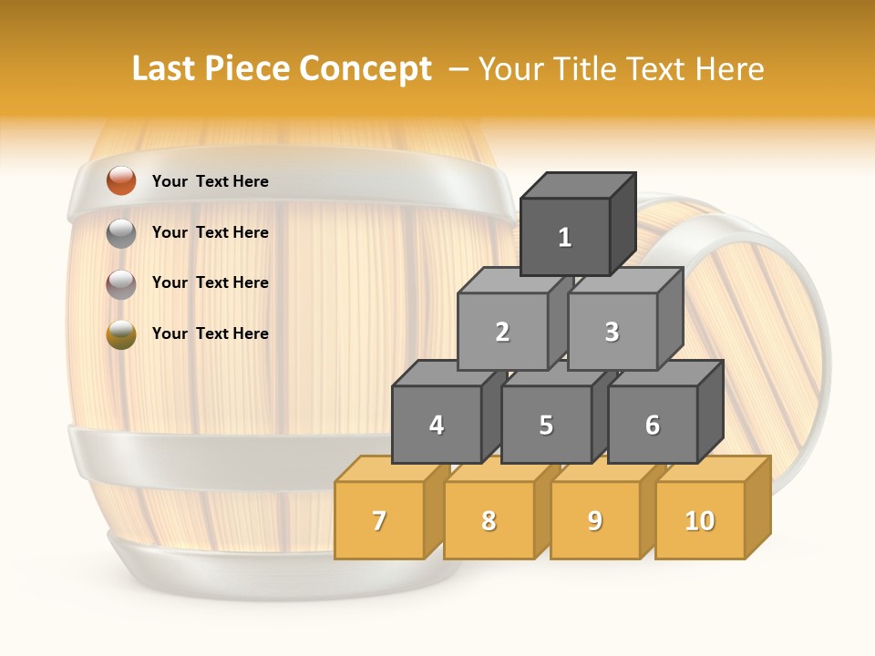 Bottled Old White PowerPoint Template