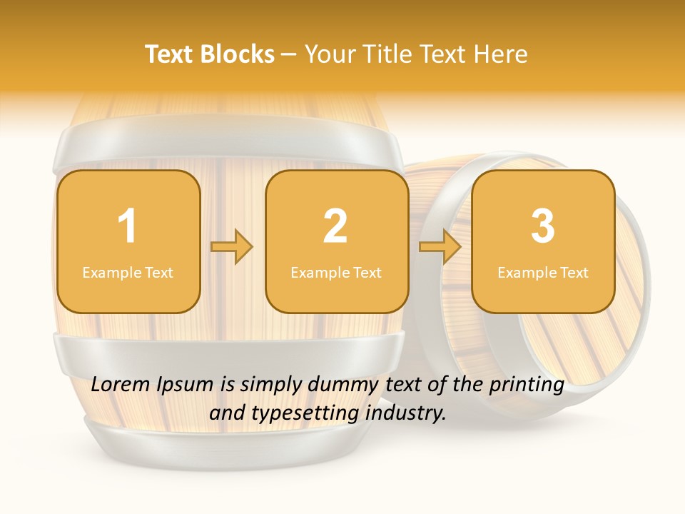 Bottled Old White PowerPoint Template