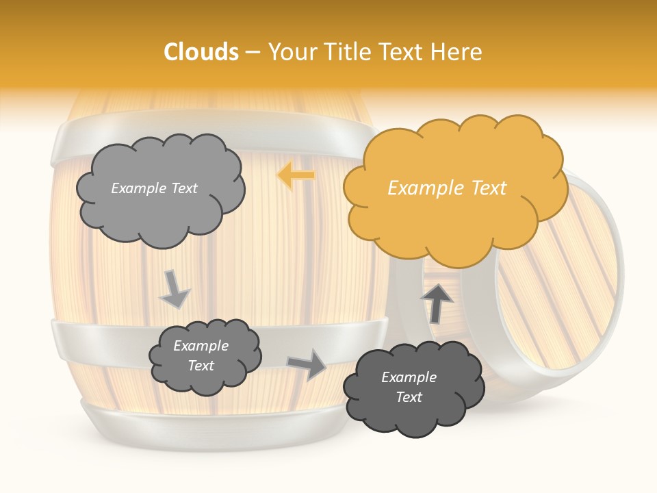 Bottled Old White PowerPoint Template