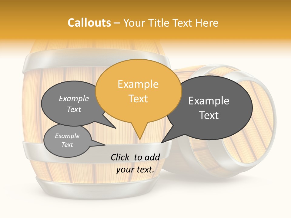 Bottled Old White PowerPoint Template