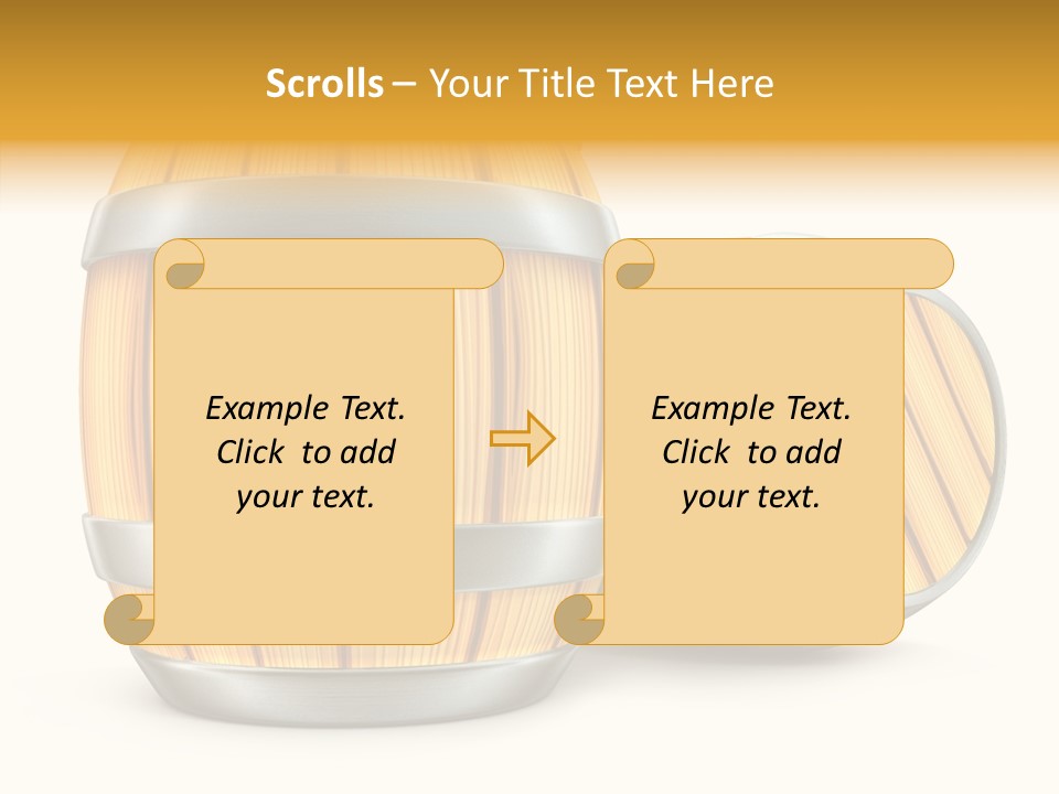 Bottled Old White PowerPoint Template