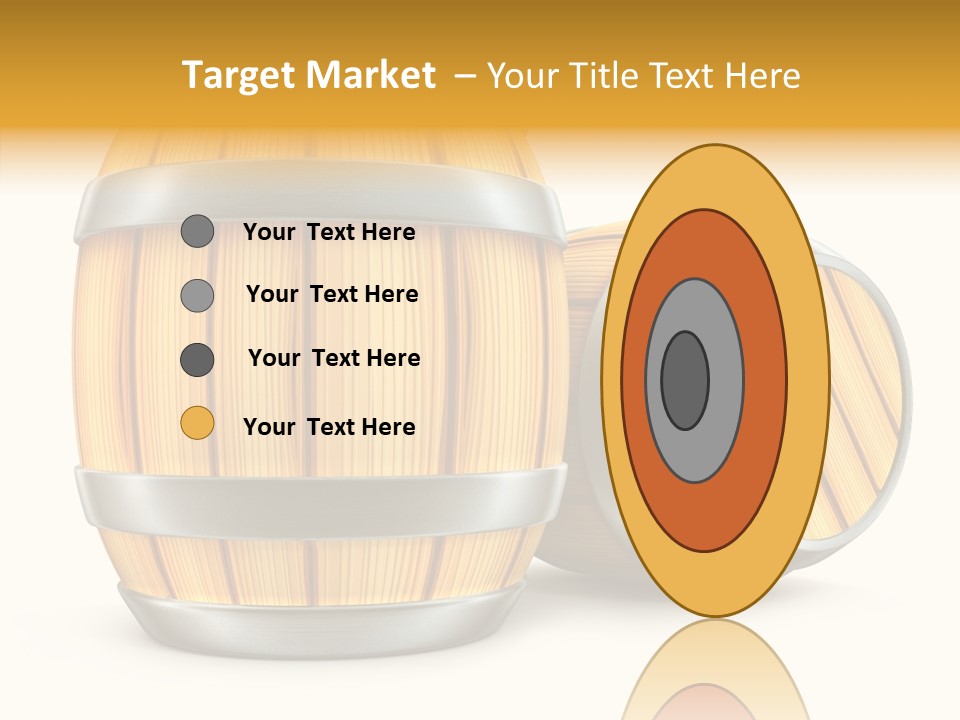 Bottled Old White PowerPoint Template