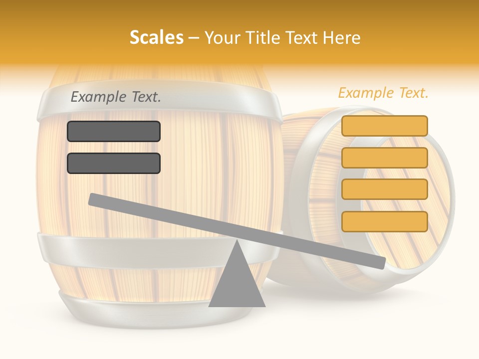 Bottled Old White PowerPoint Template