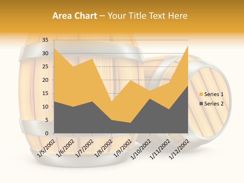 Bottled Old White PowerPoint Template