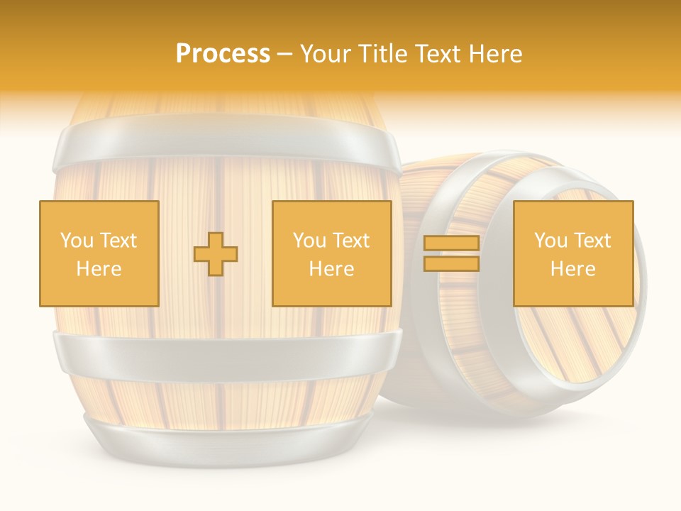 Bottled Old White PowerPoint Template