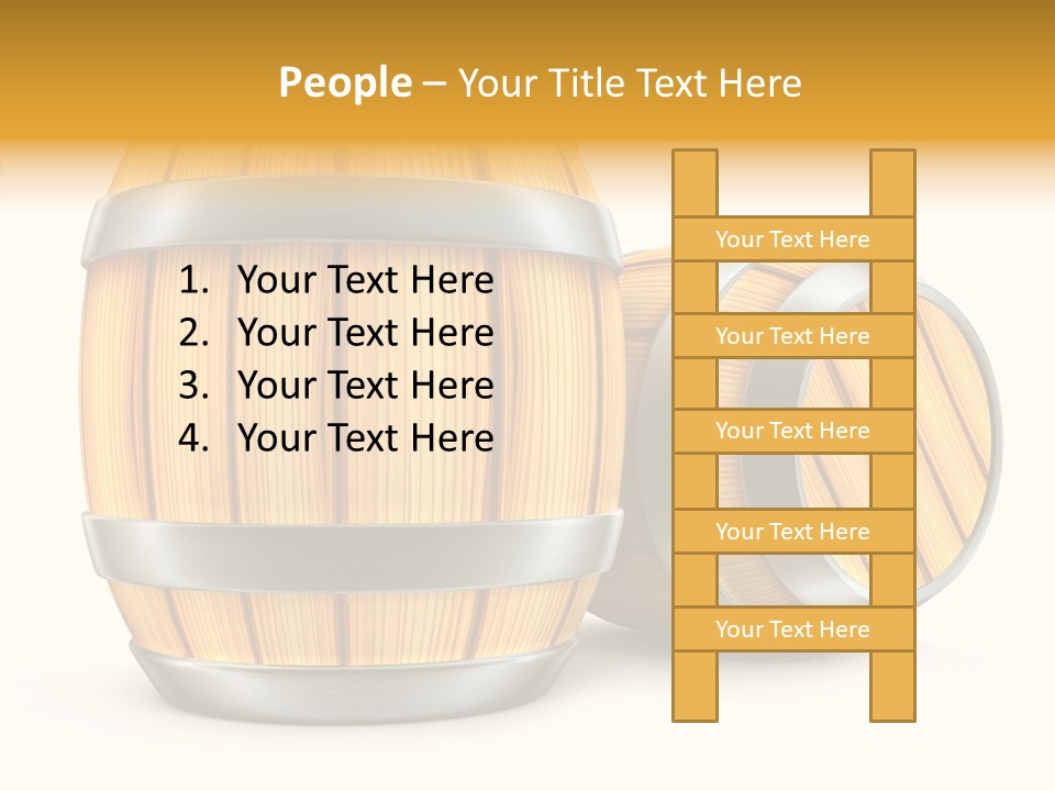 Bottled Old White PowerPoint Template