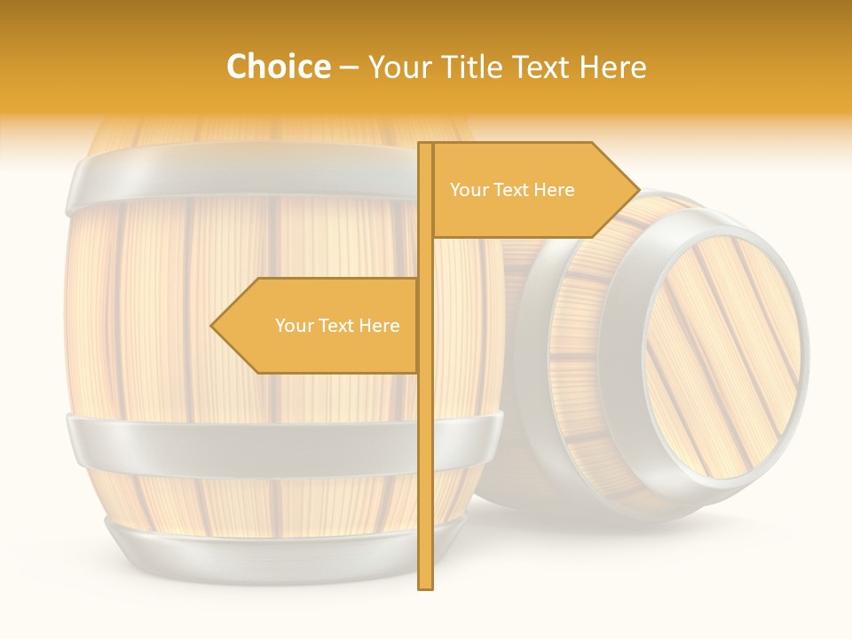 Bottled Old White PowerPoint Template