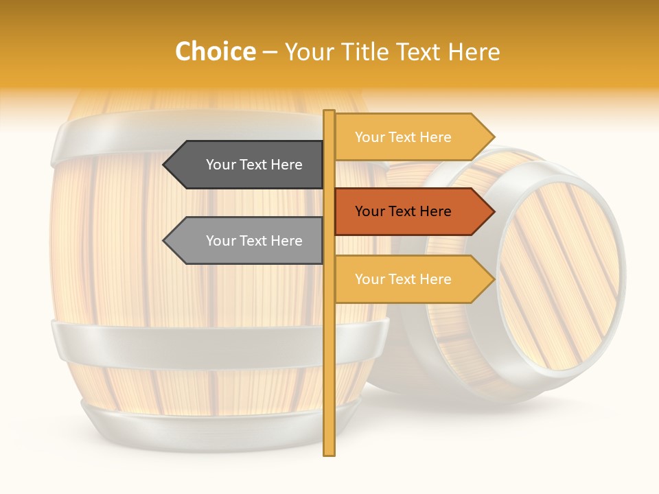 Bottled Old White PowerPoint Template