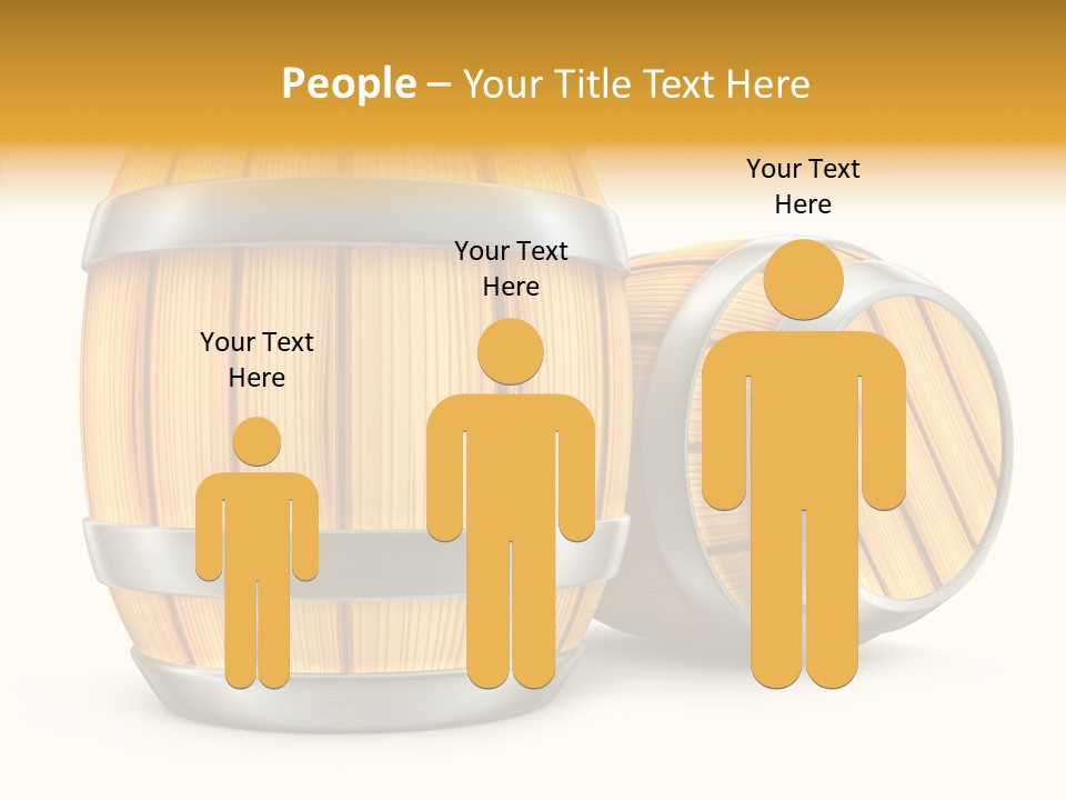 Bottled Old White PowerPoint Template