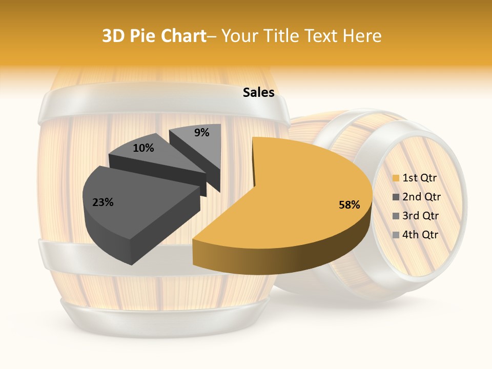 Bottled Old White PowerPoint Template