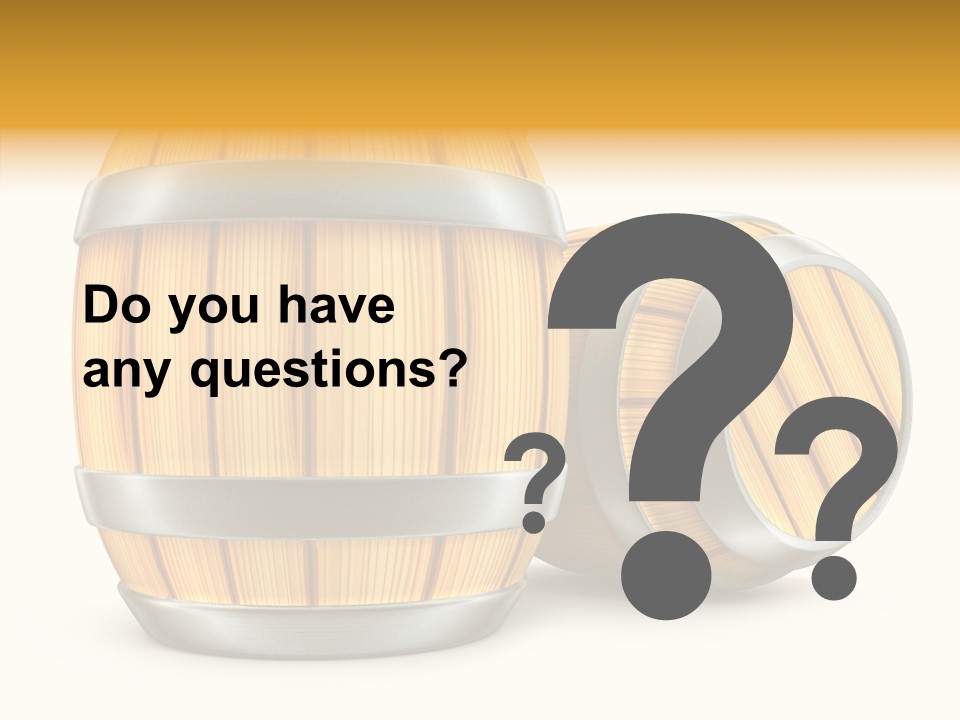 Bottled Old White PowerPoint Template