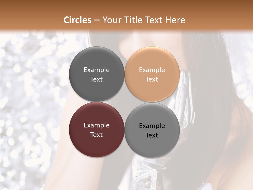 Girl Make Beauty PowerPoint Template