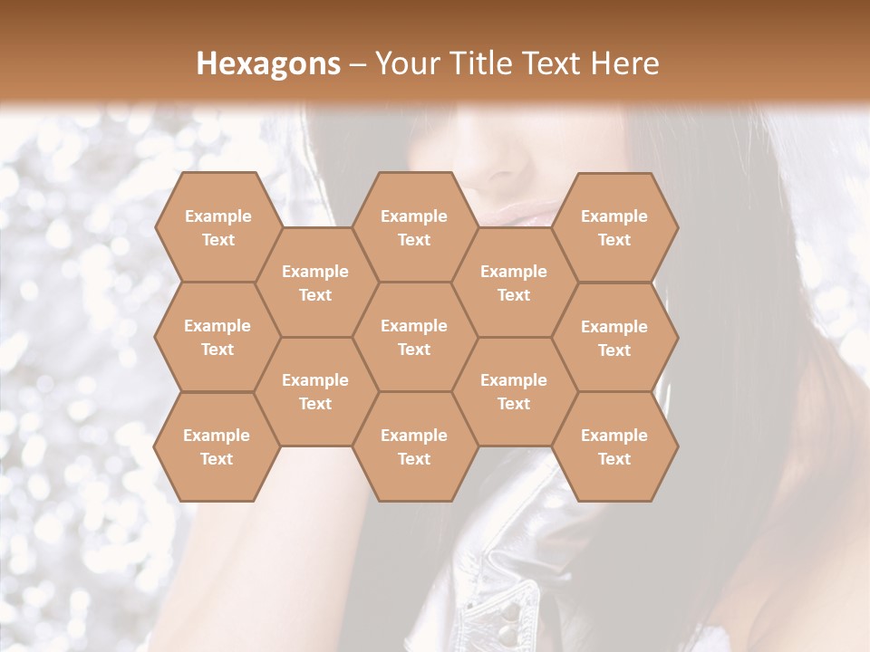 Girl Make Beauty PowerPoint Template