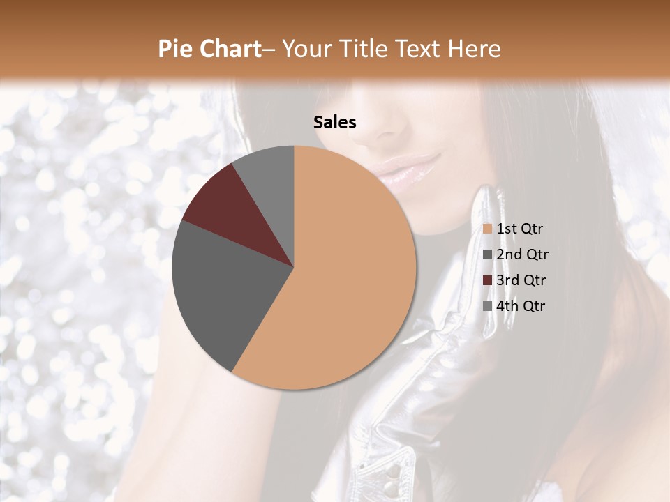 Girl Make Beauty PowerPoint Template
