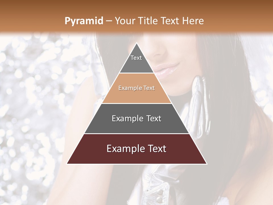 Girl Make Beauty PowerPoint Template