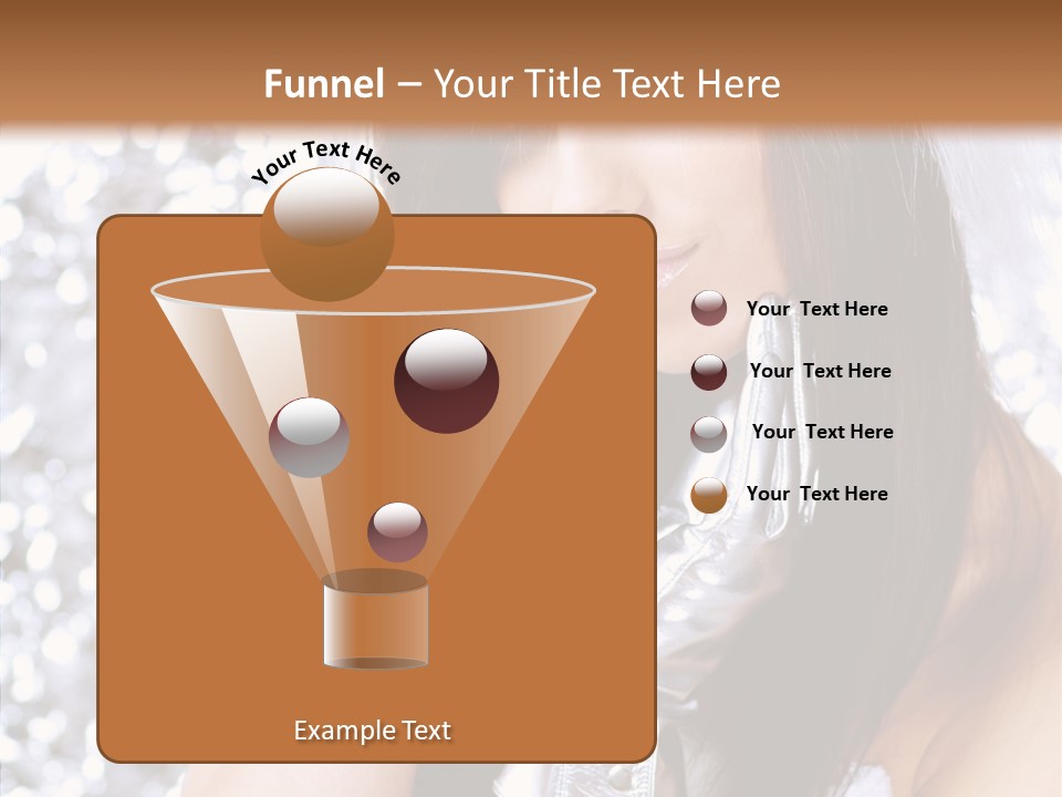 Girl Make Beauty PowerPoint Template