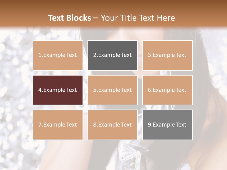 Girl Make Beauty PowerPoint Template